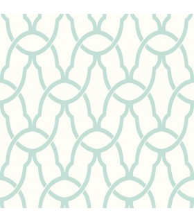 RMK9120WP - Peel and Stick Wallpaper-Blue Trellis