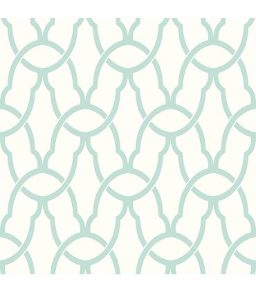 RMK9120WP - Peel and Stick Wallpaper-Blue Trellis