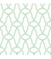 RMK9120WP - Peel and Stick Wallpaper-Blue Trellis