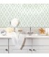 RMK9120WP - Peel and Stick Wallpaper-Blue Trellis