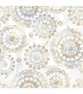 RMK9122WP - Peel and Stick Wallpaper-Tan Bohemian