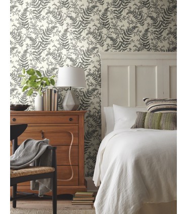 ME1584 - Magnolia Home Wallpaper Vol 2 - Forest Fern-Flocked
