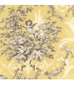 CH22539 - Manor House Wallpaper by Norwall-Floral With Cherub