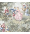 GC29834 - Manor House Wallpaper by Norwall-Classic French Country Toile