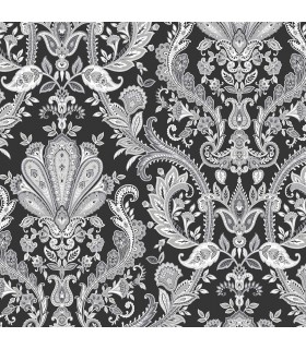 MD29430 - Manor House Wallpaper by Norwall-Paisley Damask