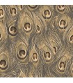 MH36521 - Manor House Wallpaper by Norwall-Peacock Feathers
