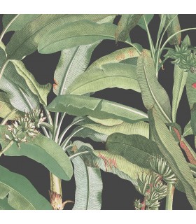 MH36535 - Manor House Wallpaper by Norwall-Tropical Banana Plant