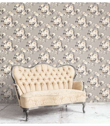 MH36505 - Manor House Wallpaper by Norwall-Roses