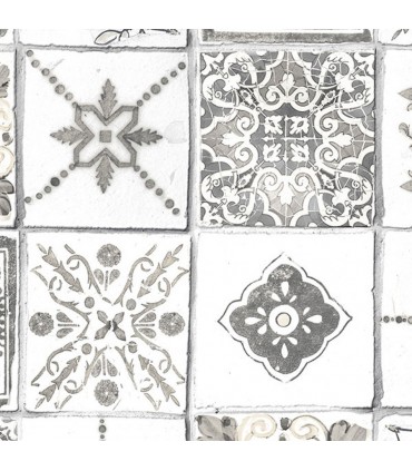 CK36620 - Creative Kitchens Wallpaper by Norwall-Moroccan Tiles