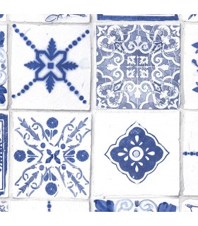 CK36621 - Creative Kitchens Wallpaper by Norwall-Moroccan Tiles
