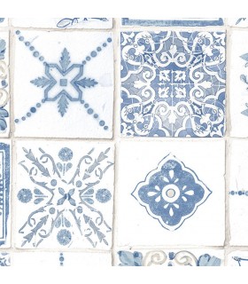 CK36622 - Creative Kitchens Wallpaper by Norwall-Moroccan Tiles