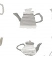 CK36634 - Creative Kitchens Wallpaper by Norwall-Tea Pots