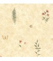 SP21158 - Creative Kitchens Wallpaper by Norwall-Botantical Butterflies and Dragon Flies