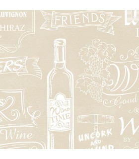 CK36632 - Creative Kitchens Wallpaper by Norwall- All About Wine
