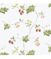 KK26752 - Creative Kitchens Wallpaper by Norwall-Flowers and Strawberries