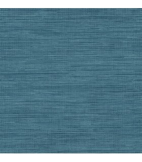 FD23286 - Brewster Essentials Wallpaper-Sea Grass Blue Faux Grasscloth