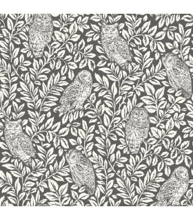 3115-12415 - Farmhouse Wallpaper-Parliament Grey Owl
