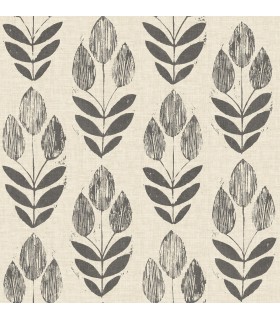 3115-24474 - Farmhouse Wallpaper-Garland Block Tulip
