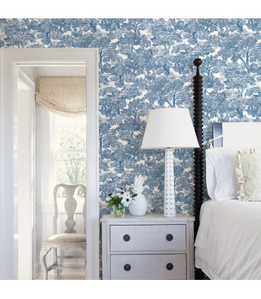 3115-12543 - Farmhouse Wallpaper-Spinney Toile