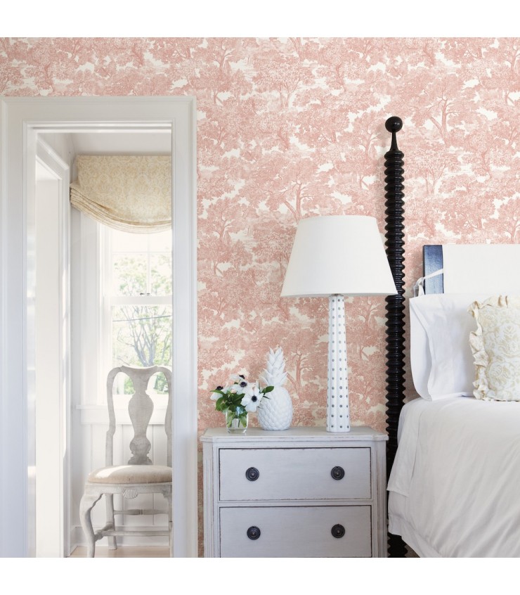 3115-12544 - Farmhouse Wallpaper-Spinney Toile