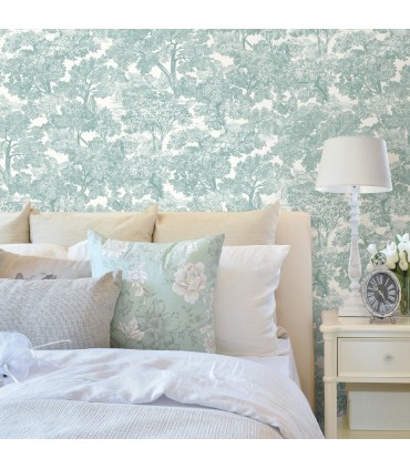 3115-12545 - Farmhouse Wallpaper-Spinney Toile