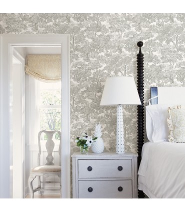 3115-12541 - Farmhouse Wallpaper-Spinney Toile