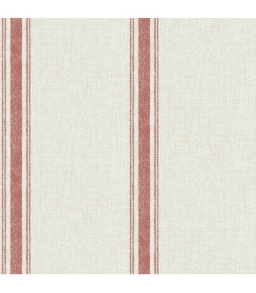 3115-12464 - Farmhouse Wallpaper-Linette Fabric Stripe