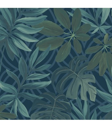 2763-24201 - Moonlight Wallpaper by A-Street Prints-Nocturnum Leaf