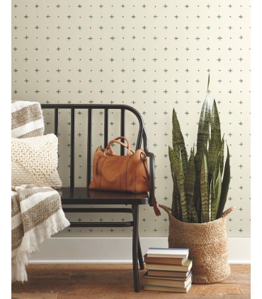 MK1102 - Magnolia Home Artful Prints and Patterns Wallpaper-Cross Stitch