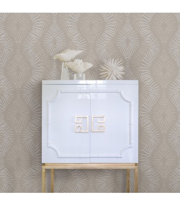 2793-87325 - Celadon Wallpaper by A-Street Prints-Feliz Beaded Ogee