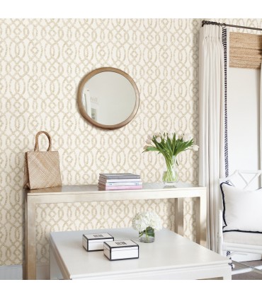 2793-24724 - Celadon Wallpaper by A-Street Prints-Ethereal Trellis
