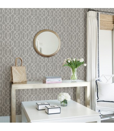 2793-24725 - Celadon Wallpaper by A-Street Prints-Ethereal Trellis