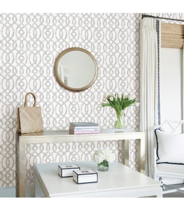 2793-24722 - Celadon Wallpaper by A-Street Prints-Ethereal Trellis