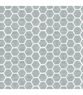 2793-24710 - Celadon Wallpaper by A-Street Prints-Aura Honeycomb
