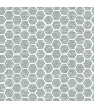 2793-24710 - Celadon Wallpaper by A-Street Prints-Aura Honeycomb