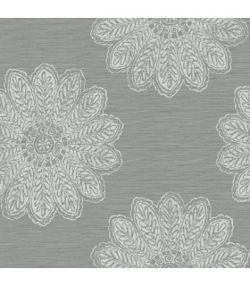 2793-24746 - Celadon Wallpaper by A-Street Prints-Sol Medallion