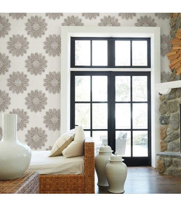 2793-24748 - Celadon Wallpaper by A-Street Prints-Sol Medallion
