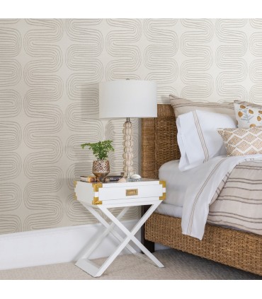 2793-24742 - Celadon Wallpaper by A-Street Prints-Zephyr Abstract Stripe