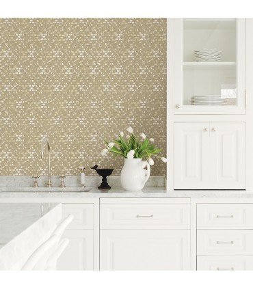 2793-24716 - Celadon Wallpaper by A-Street Prints-Blissful Harlequin