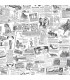 BK32083 - Farmhouse Living Wallpaper by Norwall-Newspaper