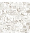 FH37500 - Farmhouse Living Wallpaper by Norwall-Newspaper