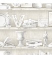 FH37507 - Farmhouse Living Wallpaper by Norwall - Curio Cabinet