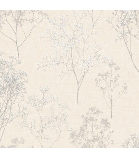 FH37509 - Farmhouse Living Wallpaper by Norwall -Queen Anne's Lace