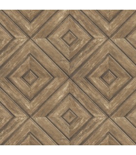 FH37512 - Farmhouse Living Wallpaper by Norwall -Wood Tile