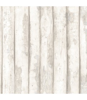 FH37535 - Farmhouse Living Wallpaper by Norwall -Log Cabin