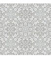 FH37544 - Farmhouse Living Wallpaper by Norwall -Floral Tile