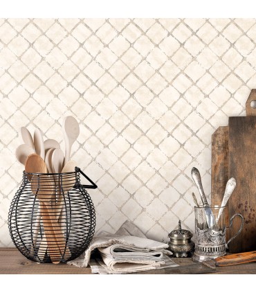 FH37550 - Farmhouse Living Wallpaper by Norwall -Chicken Wire
