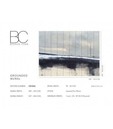 CB1135M - Carol Benson-Cobb Wallpaper - Grounded Mural