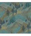 3118-12632 - Birch and Sparrow Wallpaper by Chesapeake-Range Mountains