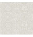 3118-12664 - Birch and Sparrow Wallpaper by Chesapeake-Java Medallion